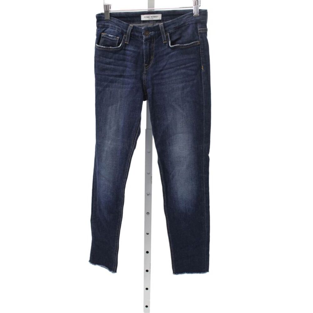 Flying Monkey Women Skinny High Rise Jeans Blue Size 25